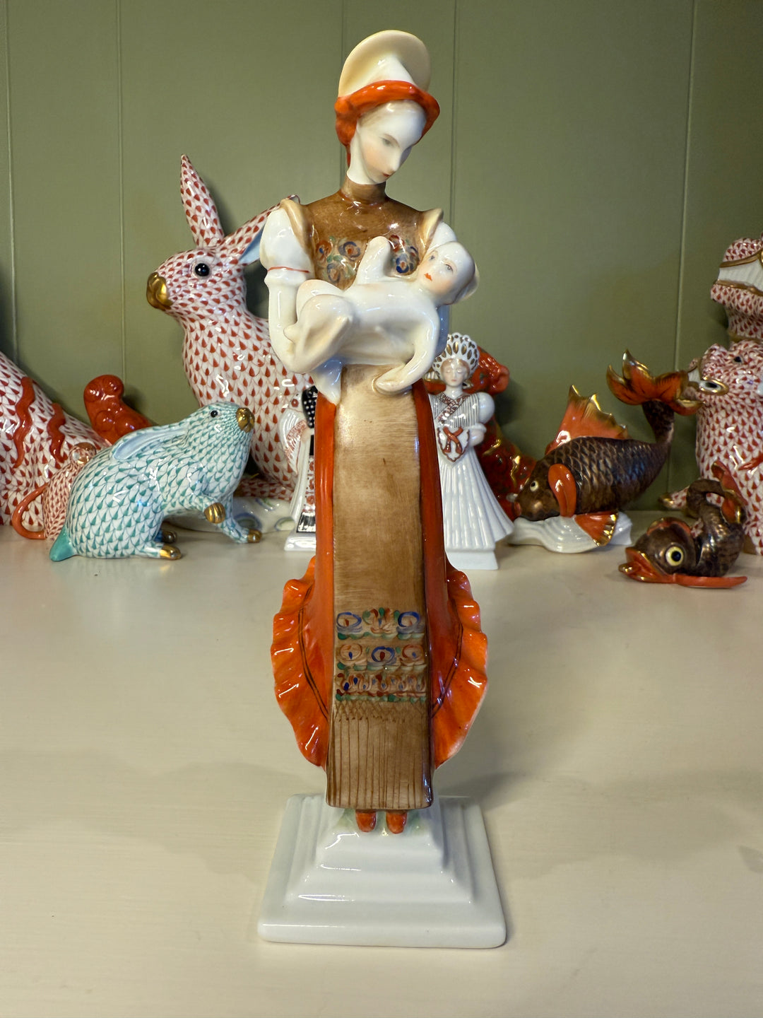 Herend Mary and Jesus