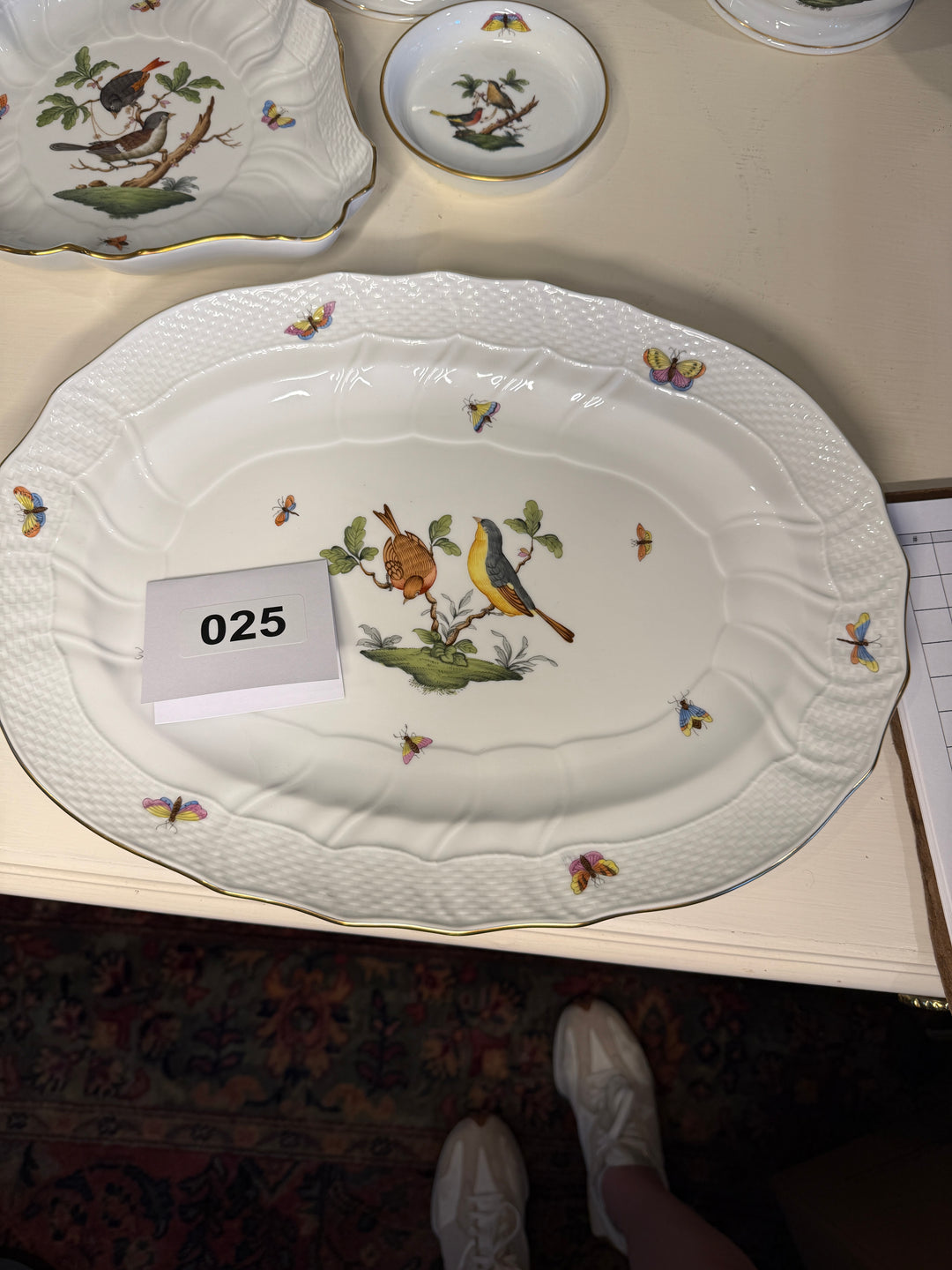 Herend Rothschild Tureen + Underplate