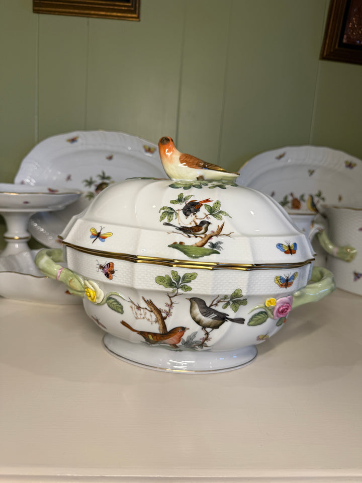 Herend Rothschild Tureen + Underplate