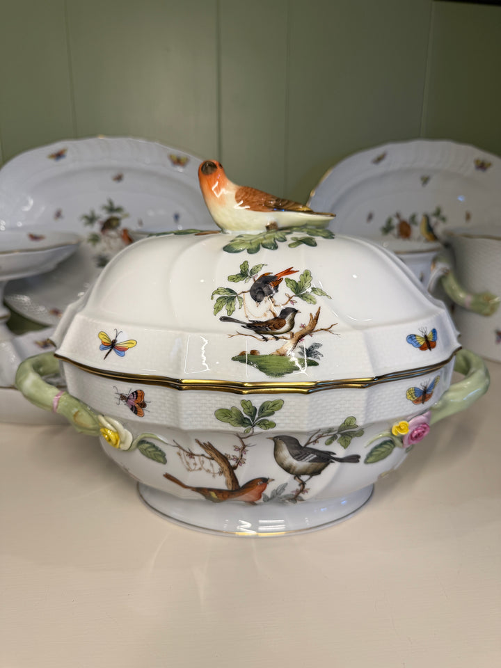 Herend Rothschild Tureen + Underplate