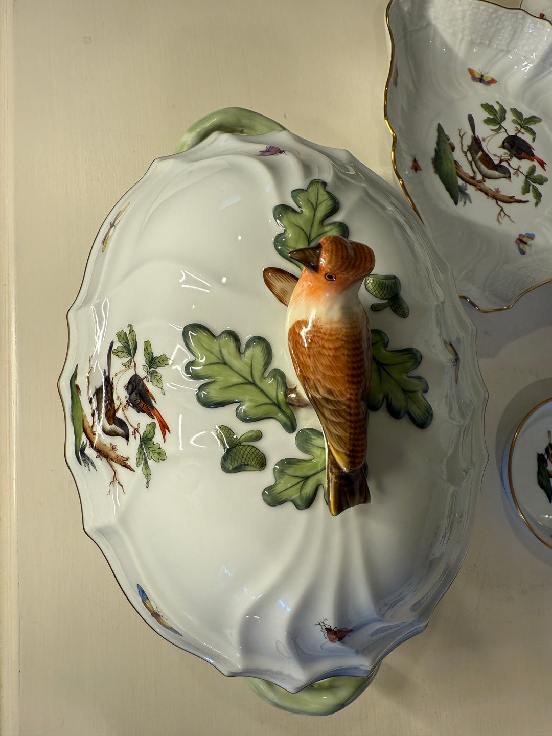 Herend Rothschild Tureen + Underplate