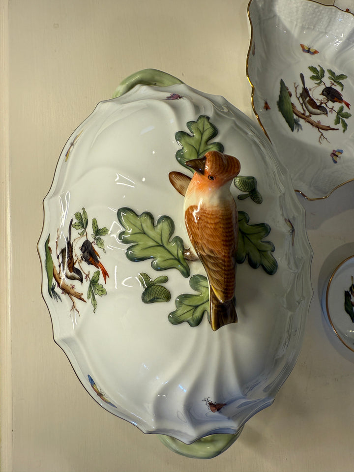 Herend Rothschild Tureen + Underplate