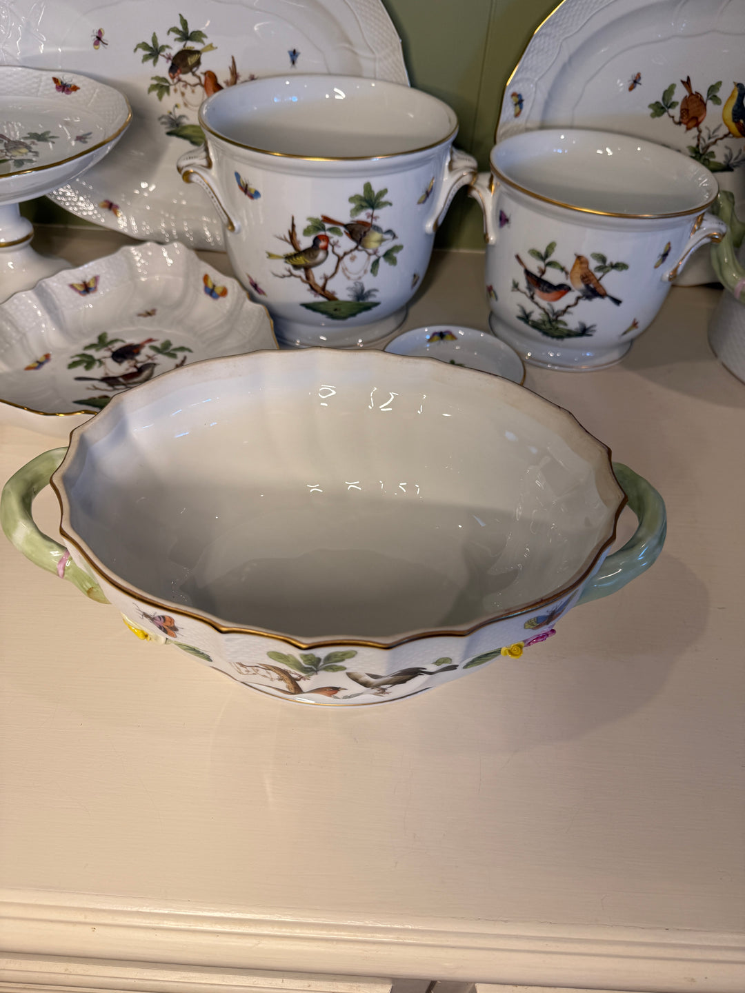Herend Rothschild Tureen + Underplate