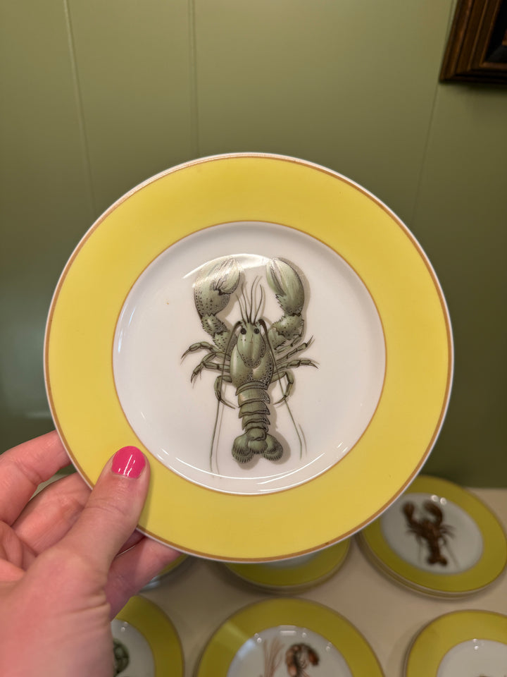 Mottahedeh Fruits of the Sea Plates Set of 12