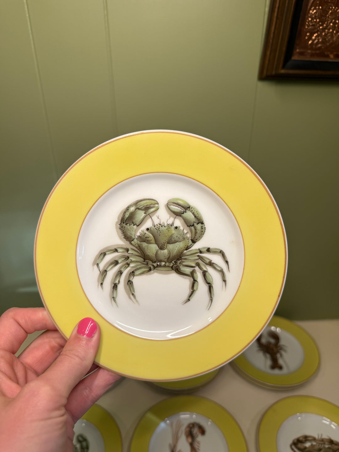 Mottahedeh Fruits of the Sea Plates Set of 12