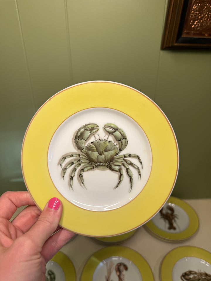 Mottahedeh Fruits of the Sea Plates Set of 12