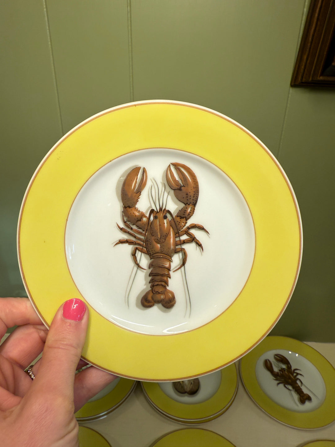 Mottahedeh Fruits of the Sea Plates Set of 12