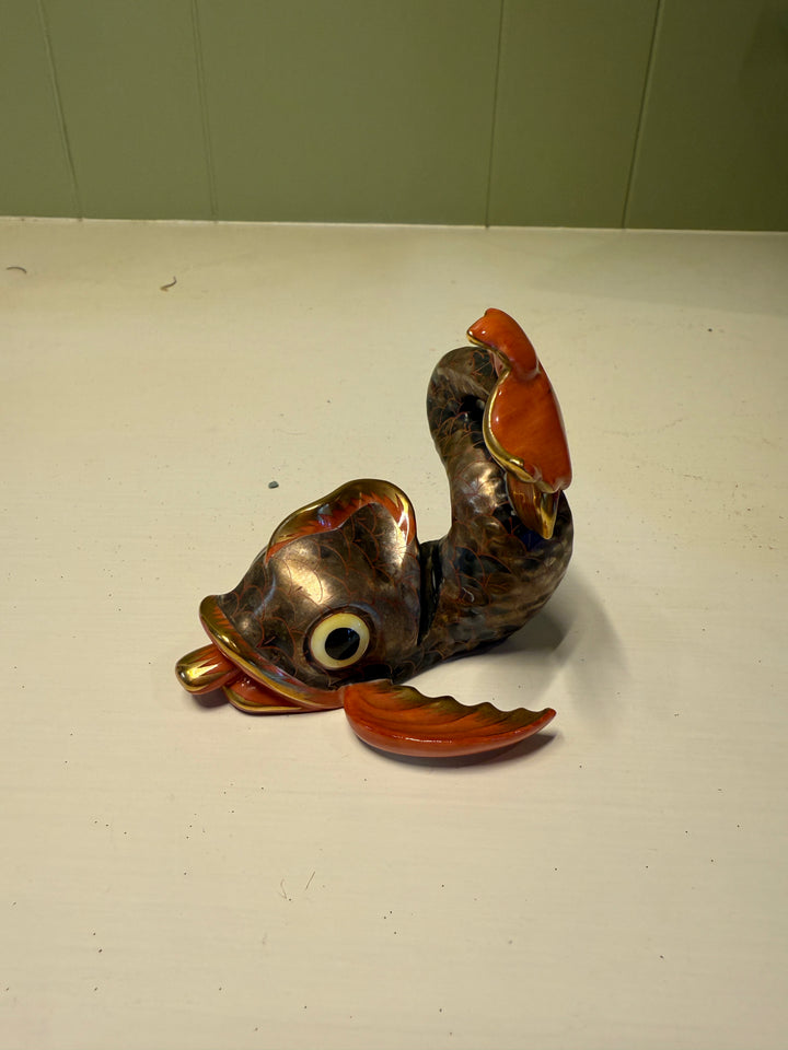 Herend Koi Fish Name Card Holder