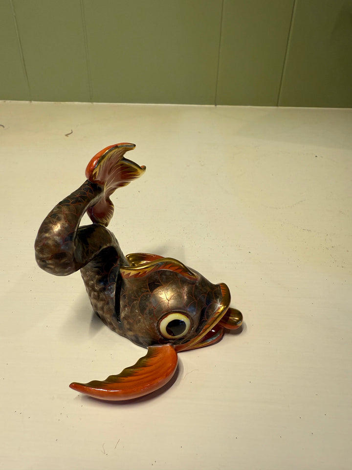 Herend Koi Fish Name Card Holder