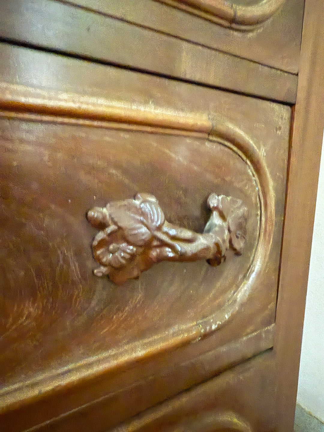 Victorian Marble-Top Dresser with Ornate Mirror *Local Pickup Available in Honey Grove, TX*