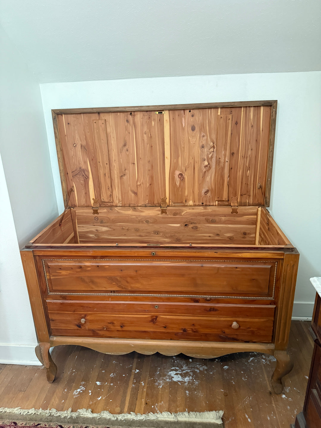 Vintage Cedar-Lined Storage Chest with Faux Drawer Fronts *Local Pickup Available in Honey Grove, TX*
