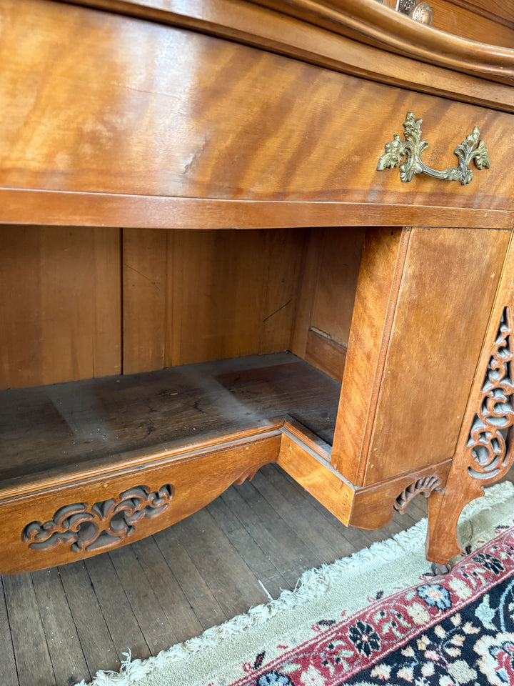 Antique Victorian Carved Wood Writing Desk *Local Pickup Available in Honey Grove, TX*