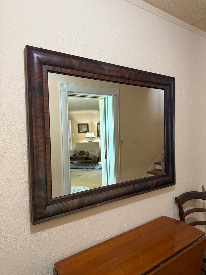 Elegant Wall Mirror with Rich Wood Frame – Classic Design *Local Pickup Available in Honey Grove, TX*