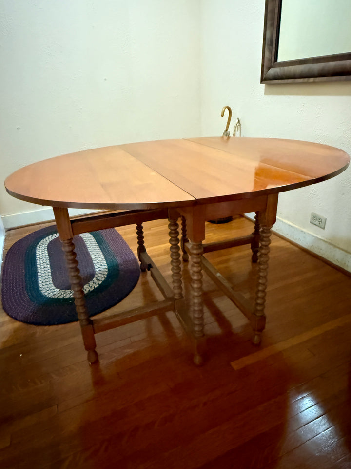 Antique Drop-Leaf Gateleg Dining Table *Local Pickup Available in Honey Grove, TX*