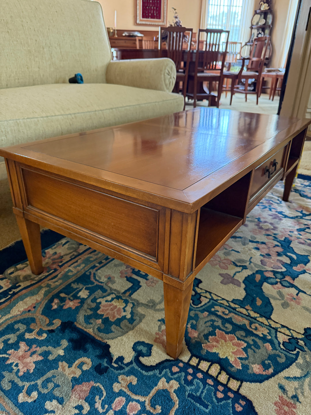 Classic Solid Wood Coffee Table – Mid-Century Modern Style *Local Pickup Available in Honey Grove, TX*