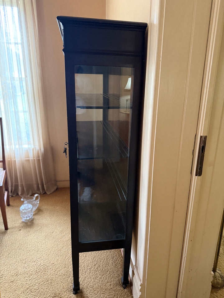 Antique Glass Display Mahogany Cabinet – Mahogany *Local Pickup Available in Honey Grove, TX*