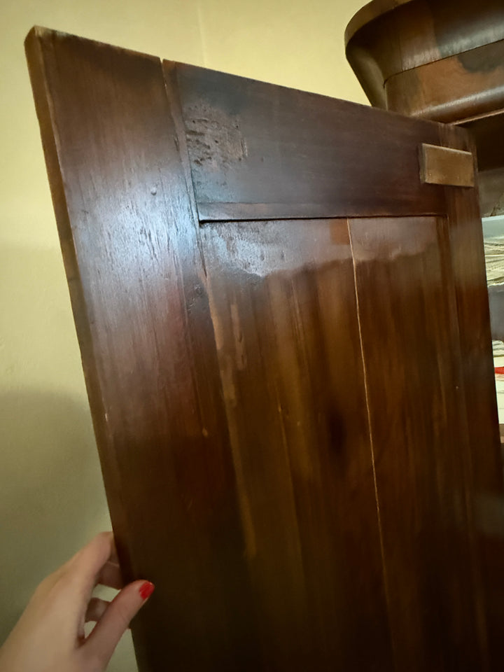 Elegant Antique Victorian Armoire – Carved Walnut, 19th Century *Local Pickup Available in Honey Grove, TX*