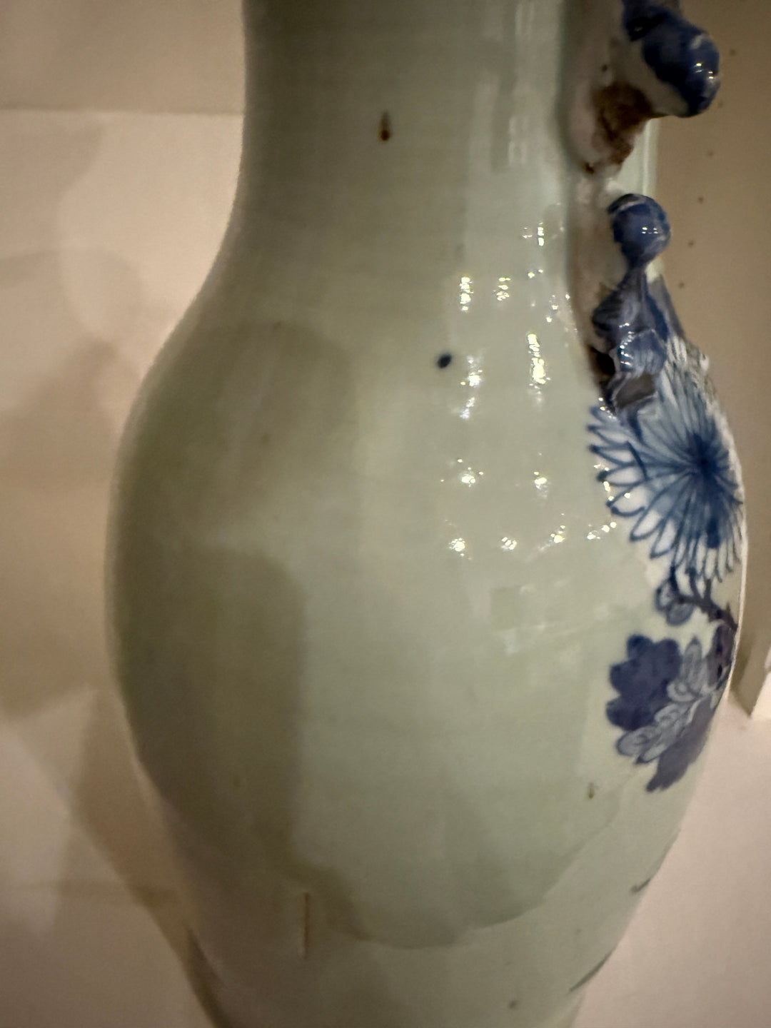 Antique Chinese Celadon Vase