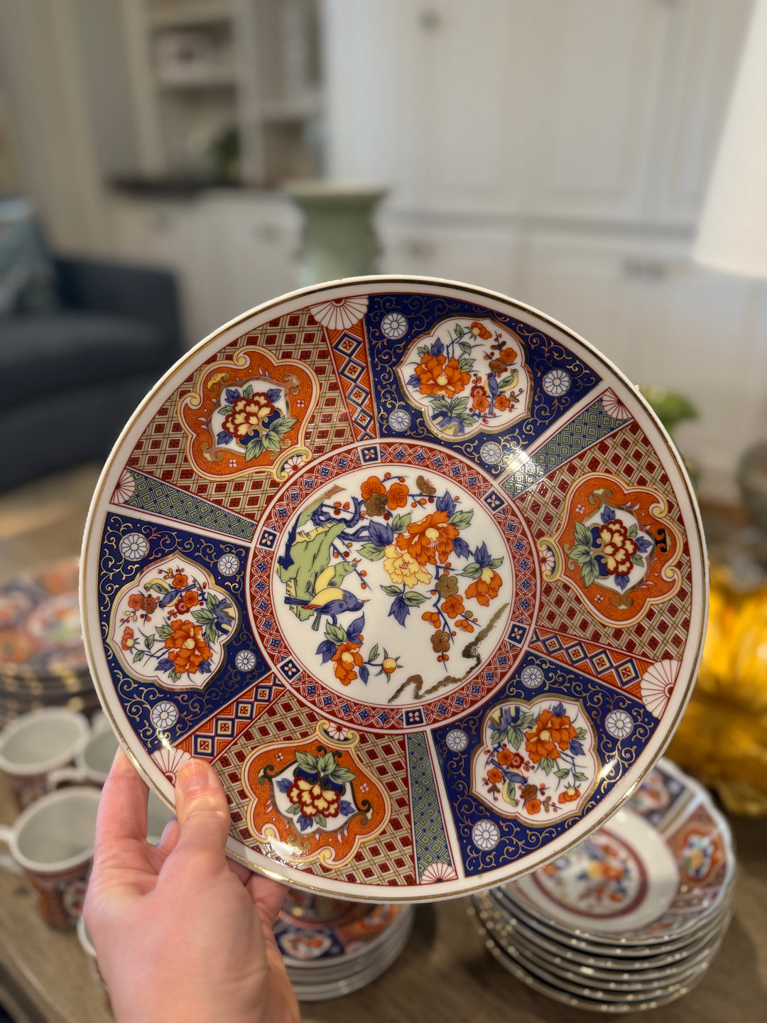 Vintage Japanese Imari Porcelain Set