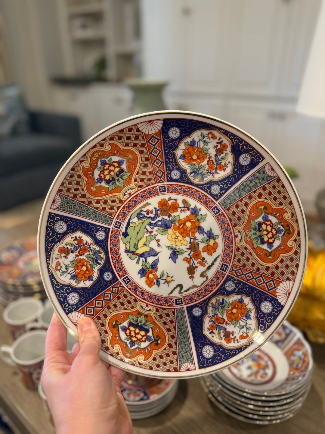 Vintage Japanese Imari Porcelain Set