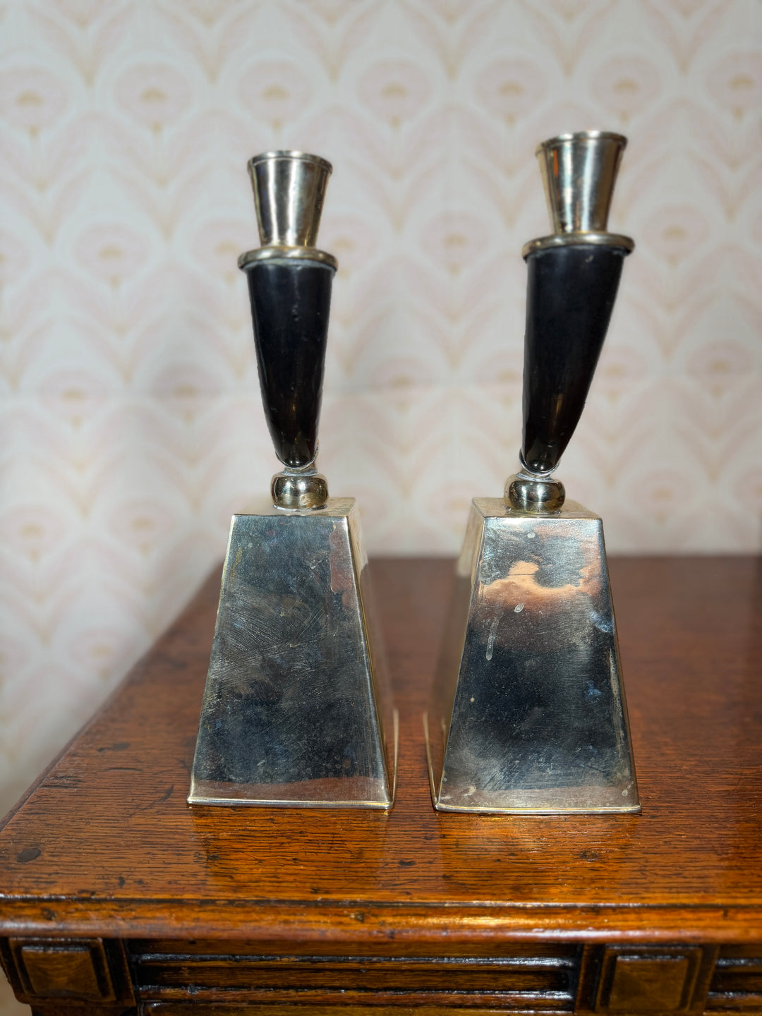 AIREDELSUR Set of 2 Candlestick Holders