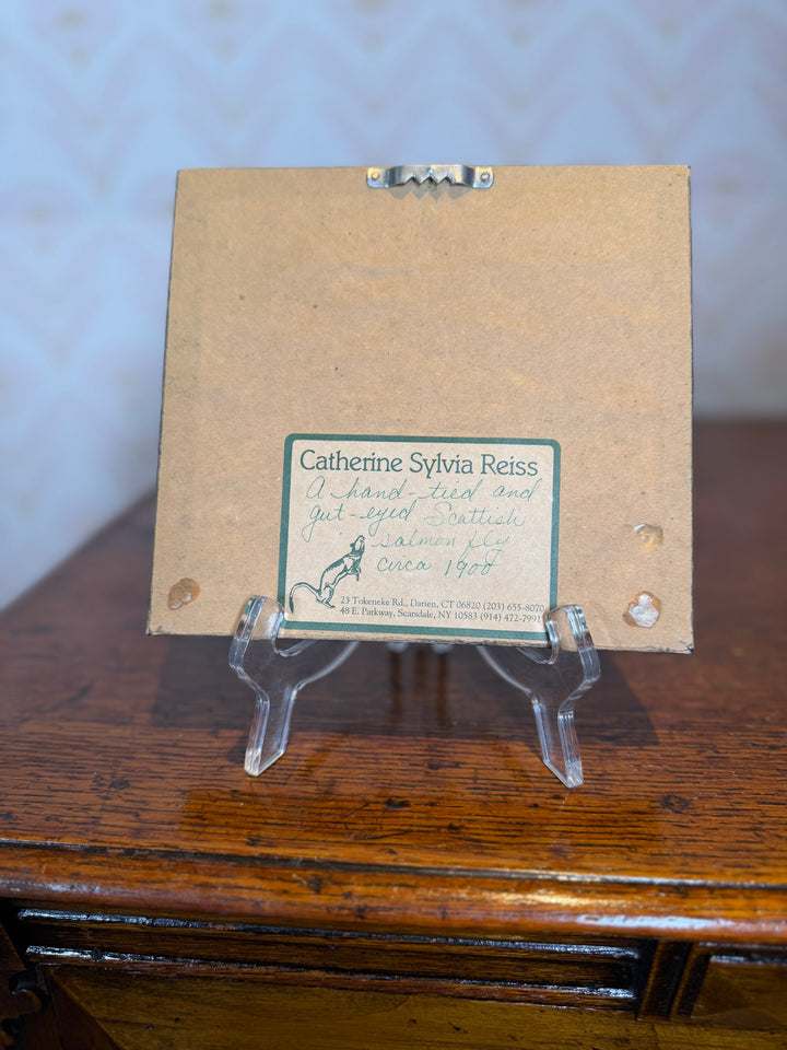 Set of 2 Scottish Salmon Antique Flies c. 1900
