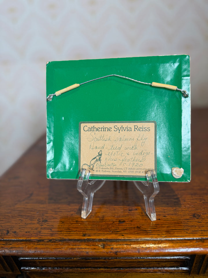 Set of 2 Scottish Salmon Antique Flies c. 1900