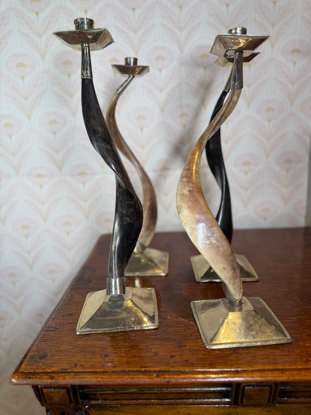 AIREDELSUR Set of 4 Candlestick Holders