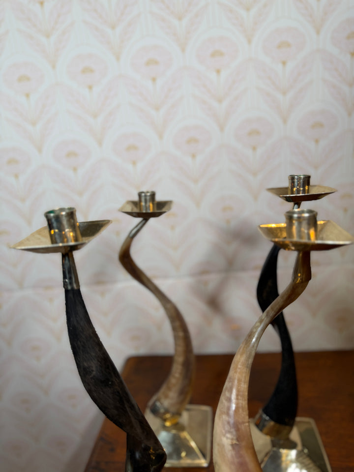 AIREDELSUR Set of 4 Candlestick Holders
