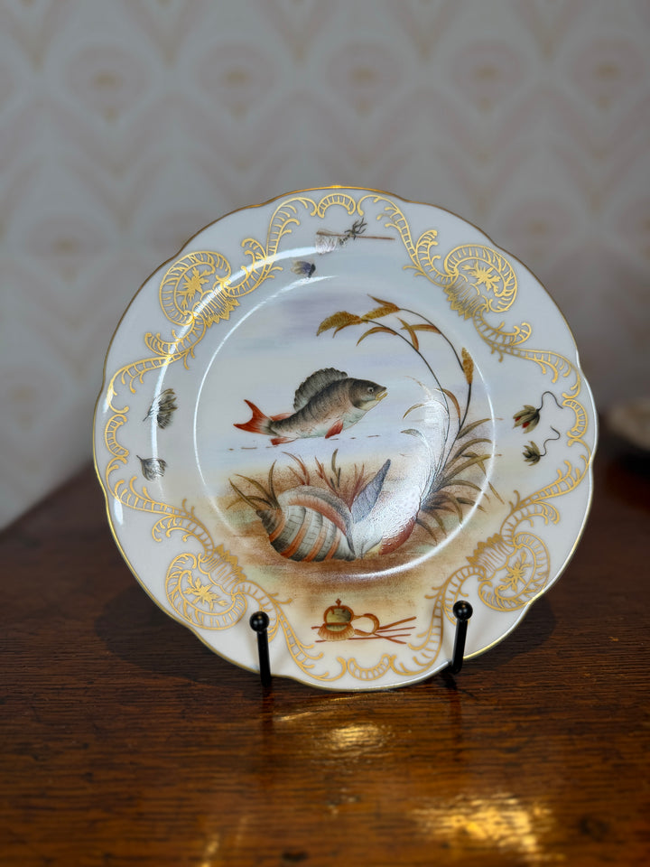 Set of 4 Vintage Fish Plates