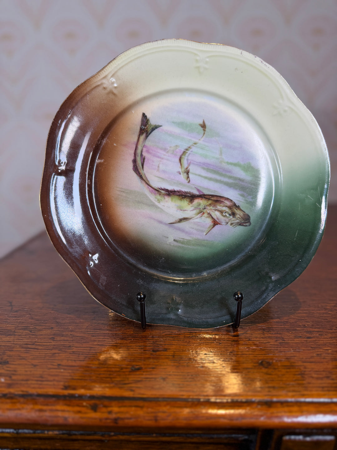 Set of 3 Vintage Fish Plates