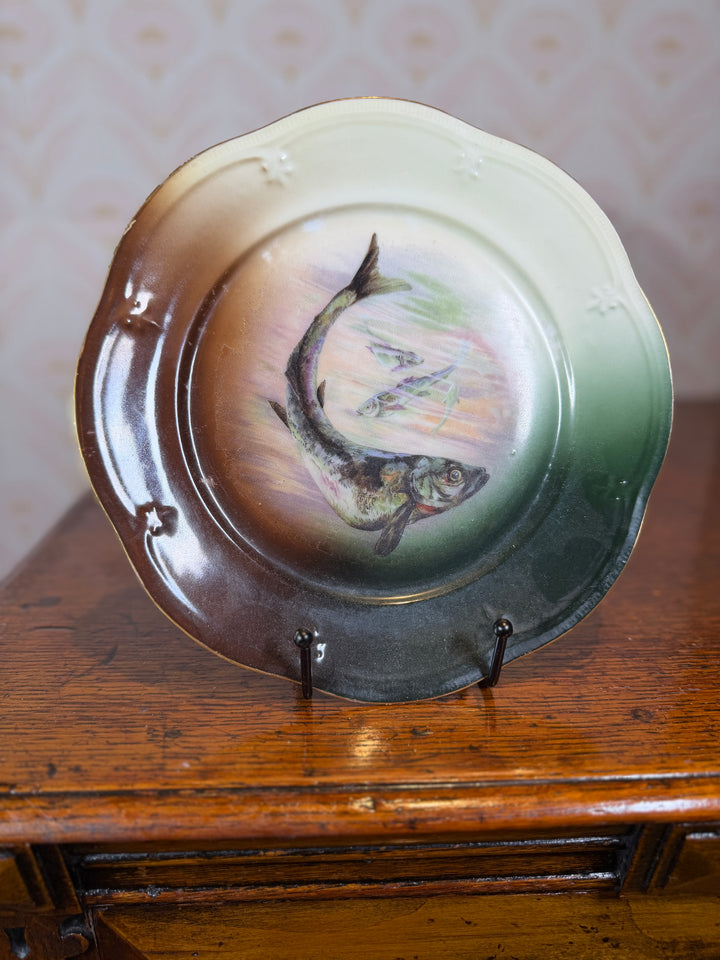 Set of 3 Vintage Fish Plates