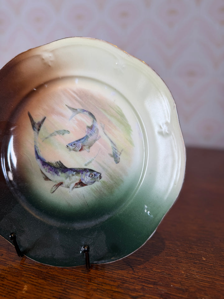 Set of 3 Vintage Fish Plates