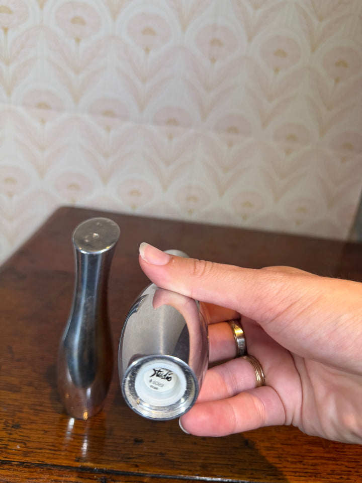 Nambé Salt and Pepper Shakers