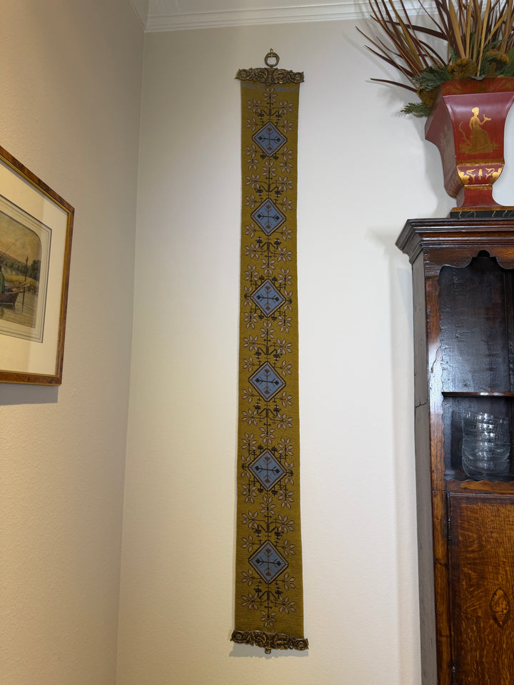Vintage Needlepoint Tapestry Panel
