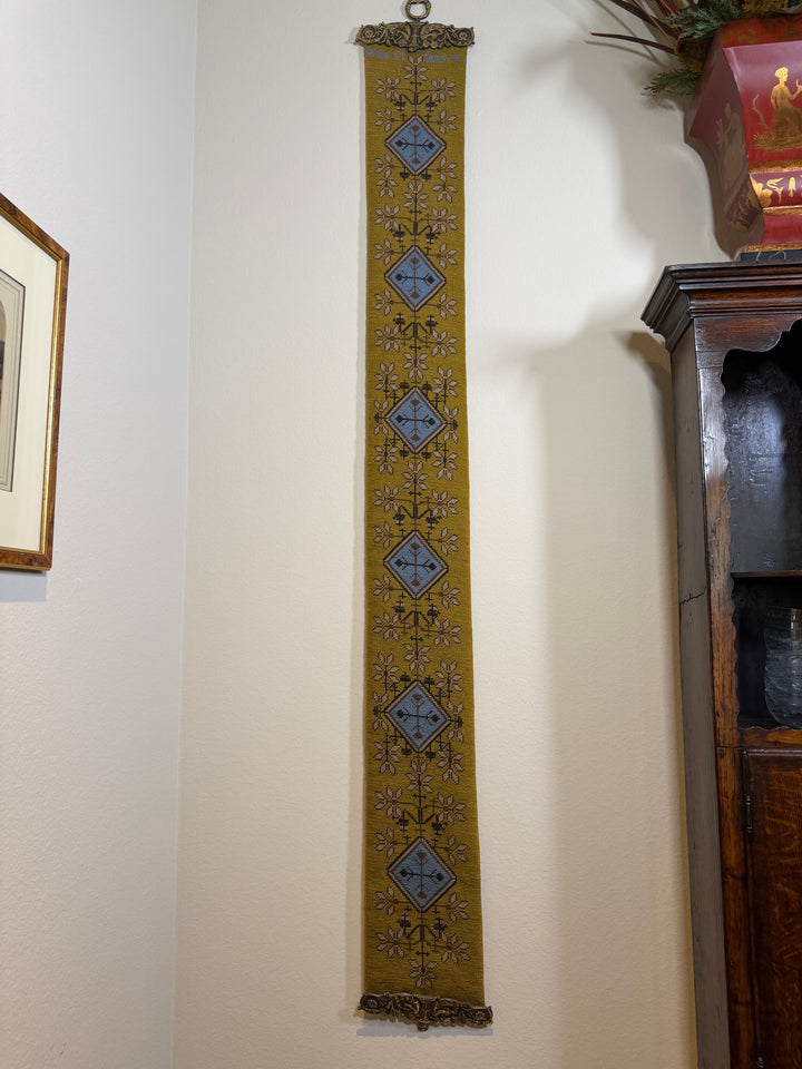 Vintage Needlepoint Tapestry Panel