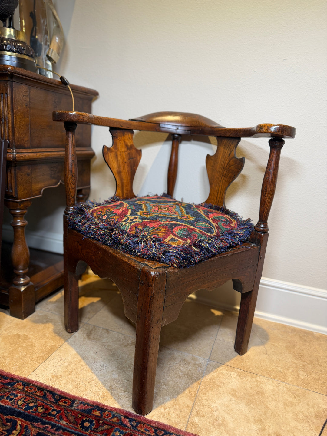 Antique Georgian Style Corner Chair