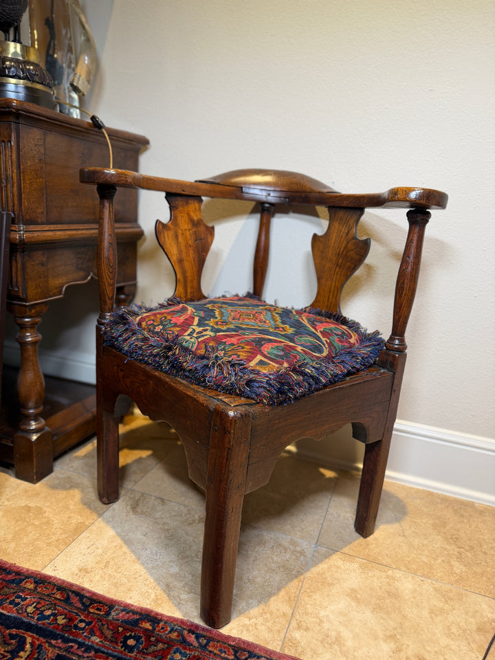 Antique Georgian Style Corner Chair