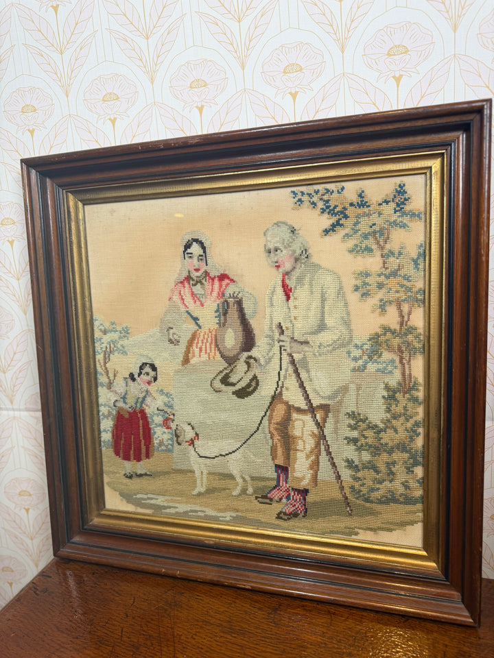 Antique Needlepoint Artwork
