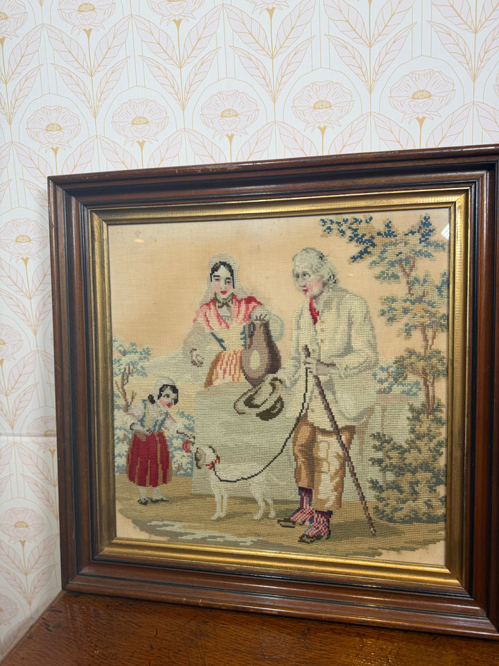 Antique Needlepoint Artwork