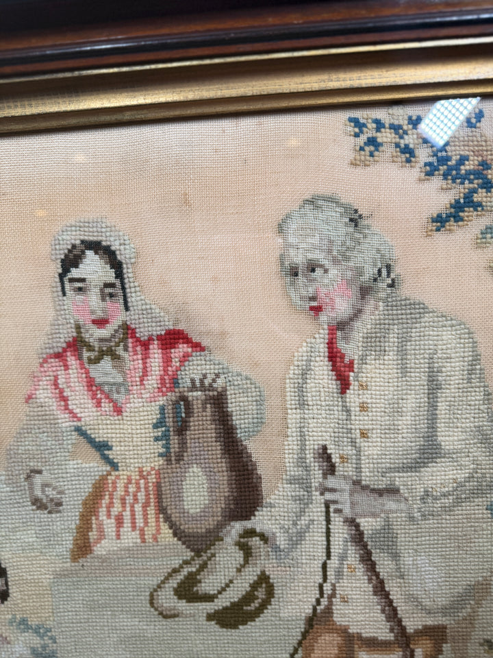 Antique Needlepoint Artwork