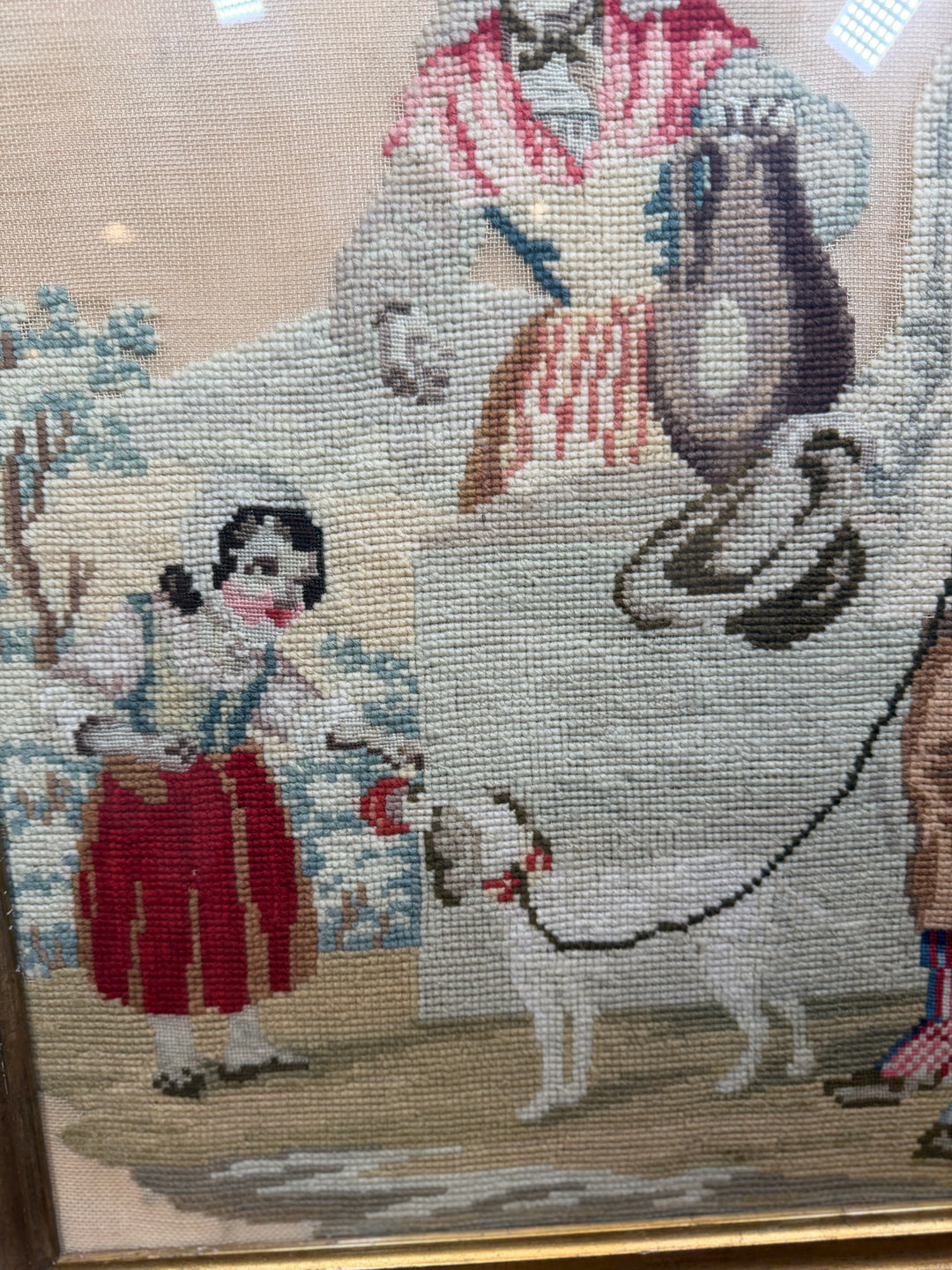 Antique Needlepoint Artwork