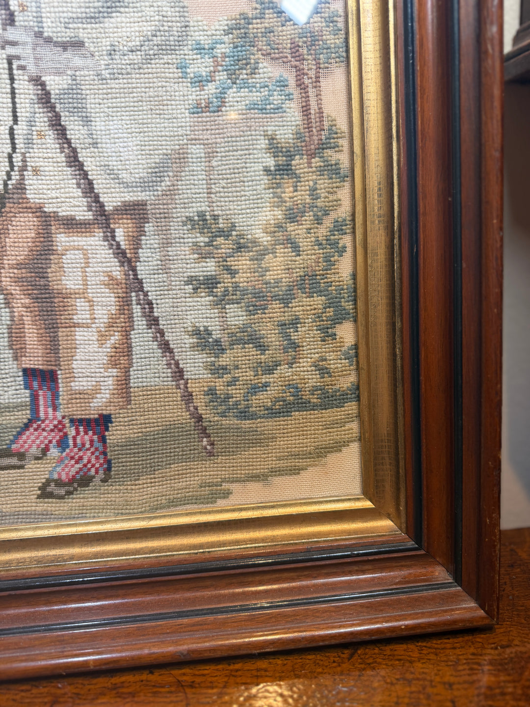 Antique Needlepoint Artwork