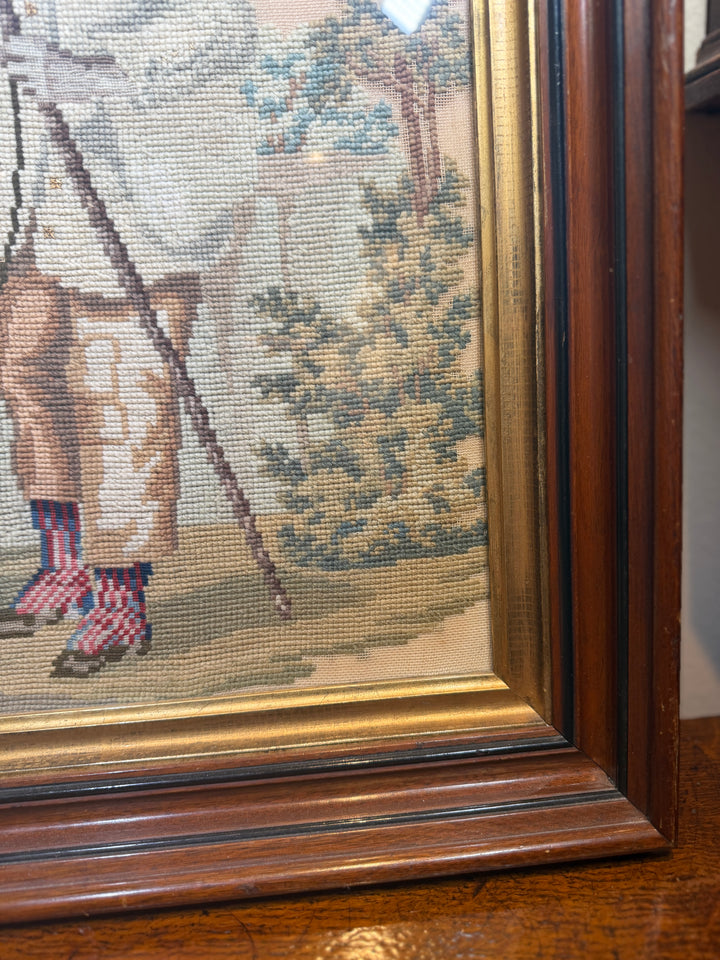 Antique Needlepoint Artwork