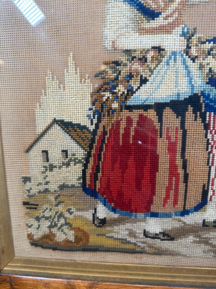 Antique Needlepoint Artwork