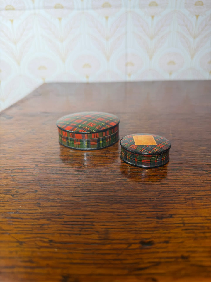 Set of 2 Tartan Boxes
