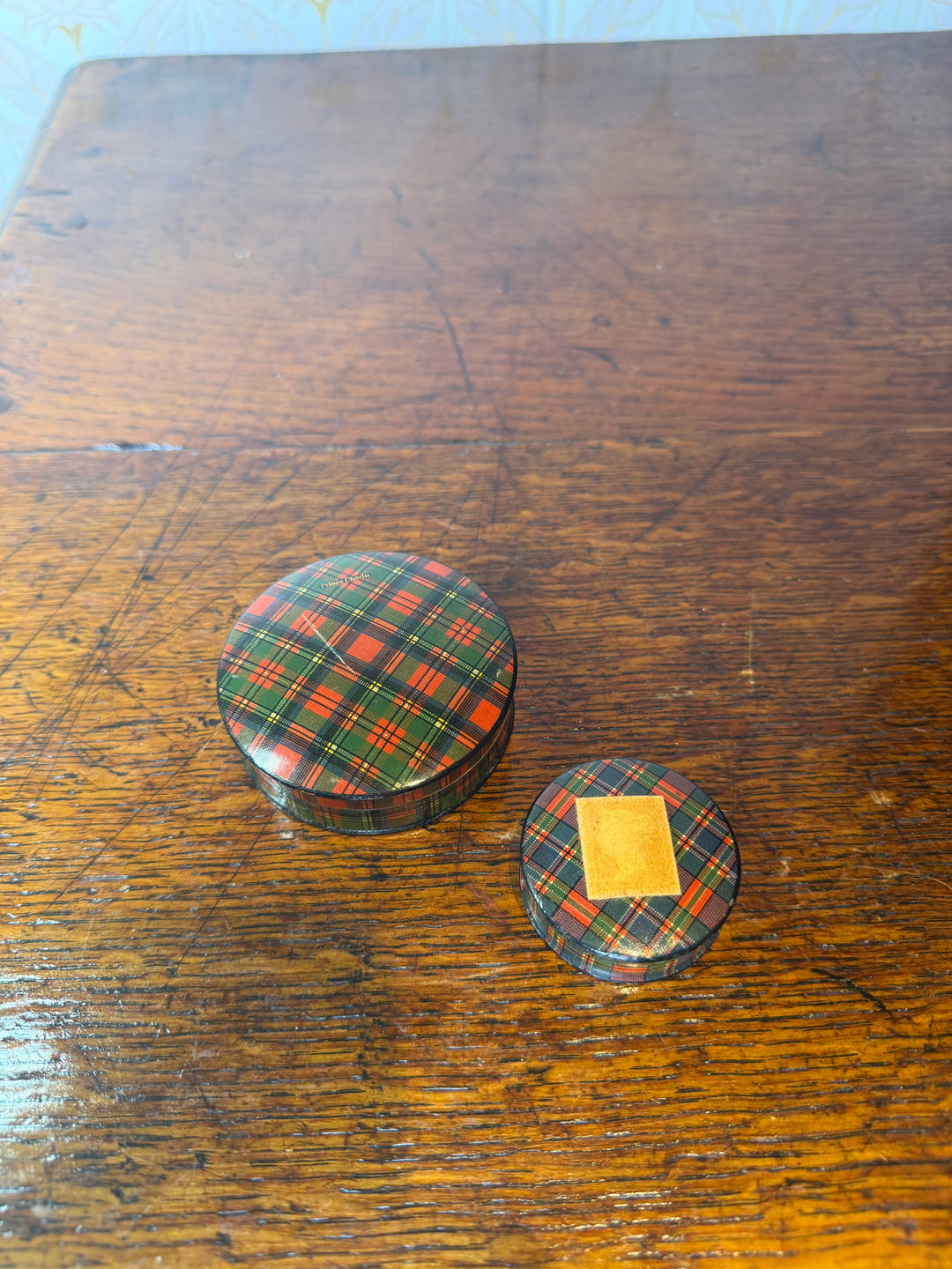 Set of 2 Tartan Boxes