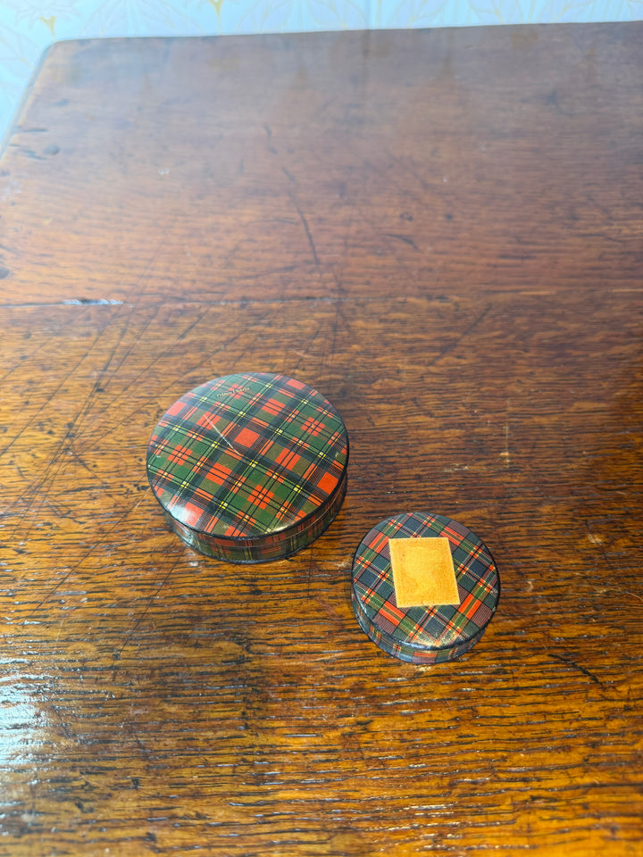 Set of 2 Tartan Boxes
