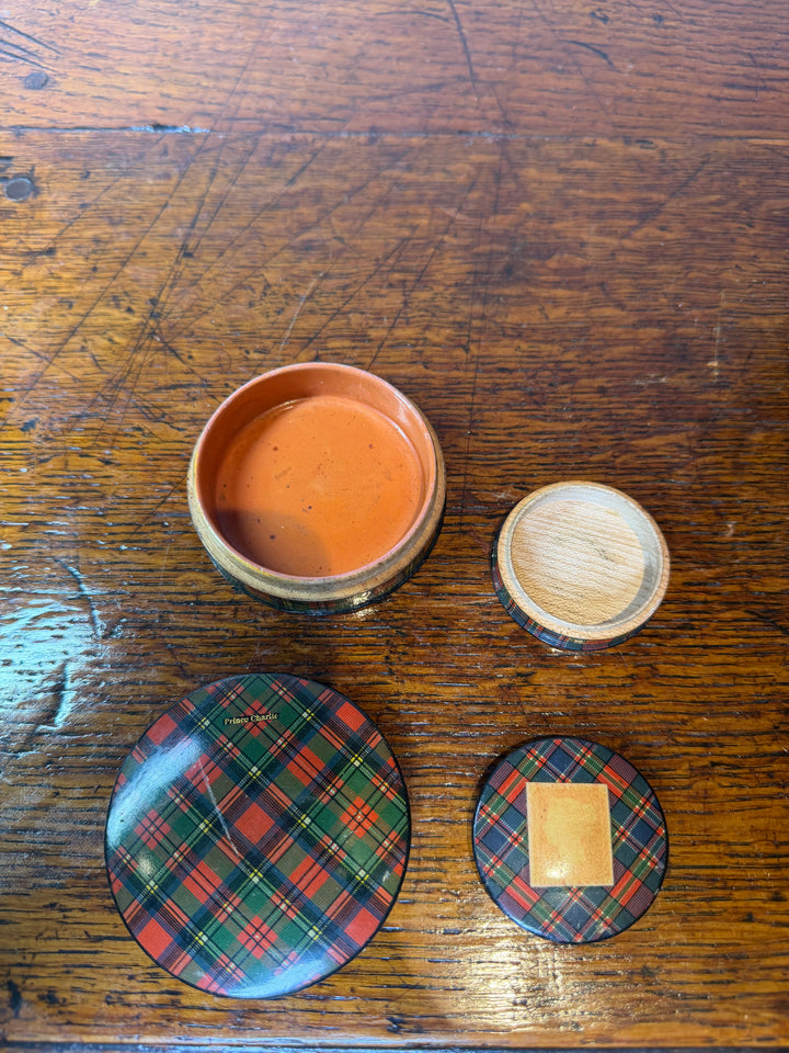 Set of 2 Tartan Boxes