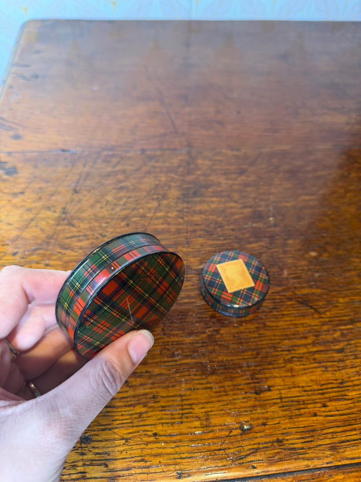 Set of 2 Tartan Boxes